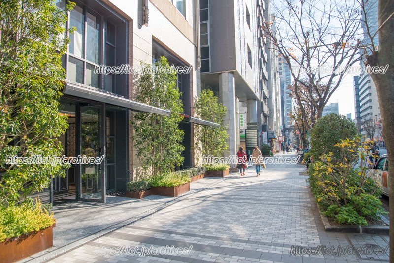 浜町の整備された街並み