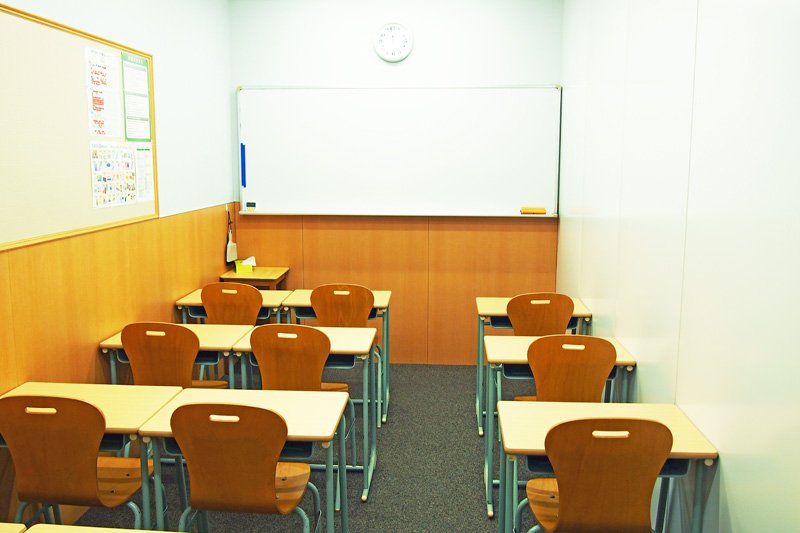 新しく、整った教室