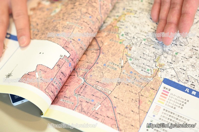 川口市のハザードマップ