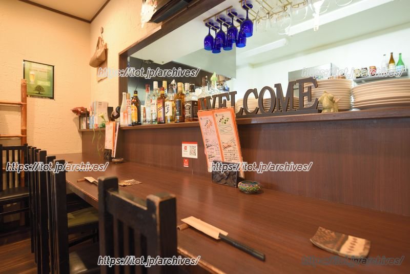 居心地のよいカウンター席