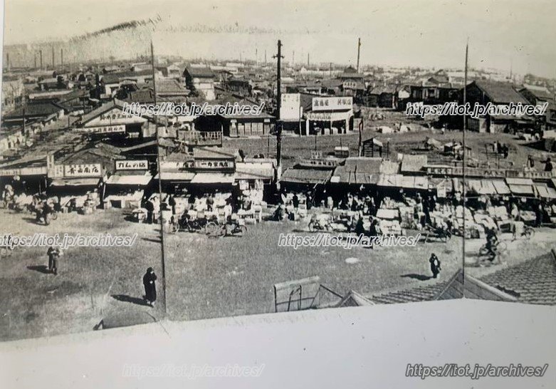 日暮里繊維街のかつての街並み