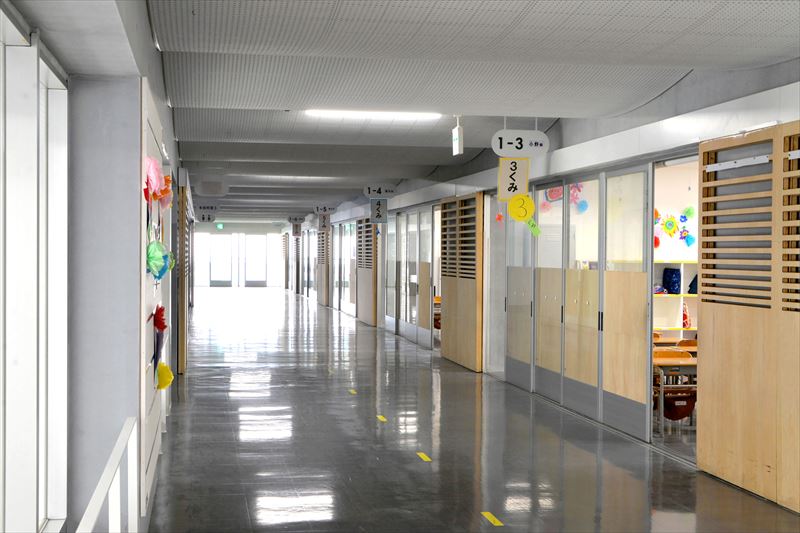 一年生の教室風景