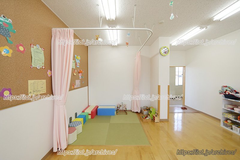 「キッズルーム」内の授乳スペース