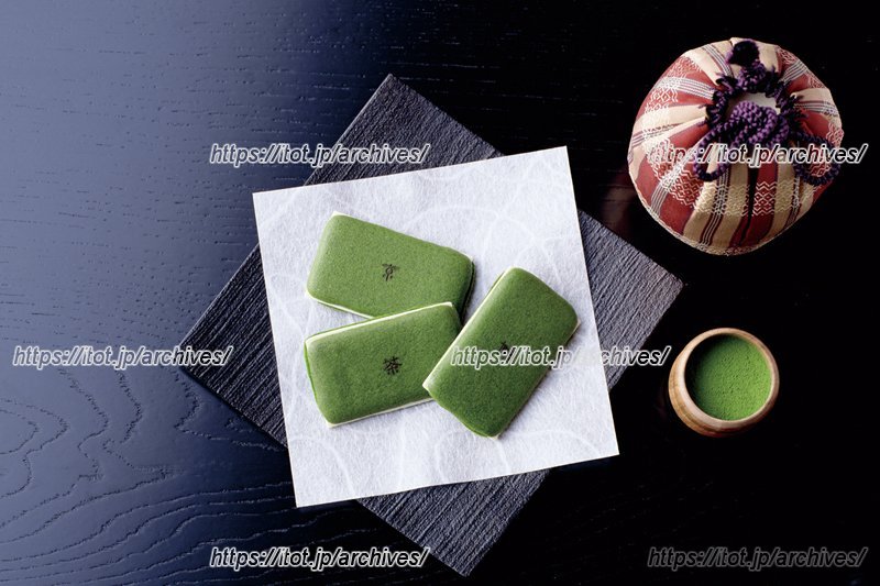 定番のお濃茶ランドグシャ「茶の菓」