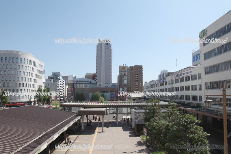 現在の万代口の様子（2020（令和2）年8月時点）