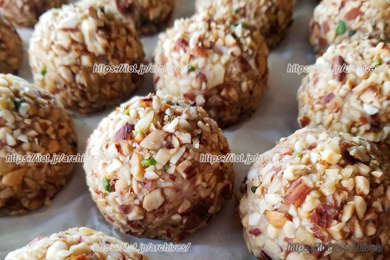 ナッツを使ったおはぎなど、食感も新しい