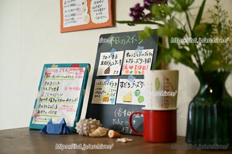 奥様手作りのスイーツも人気