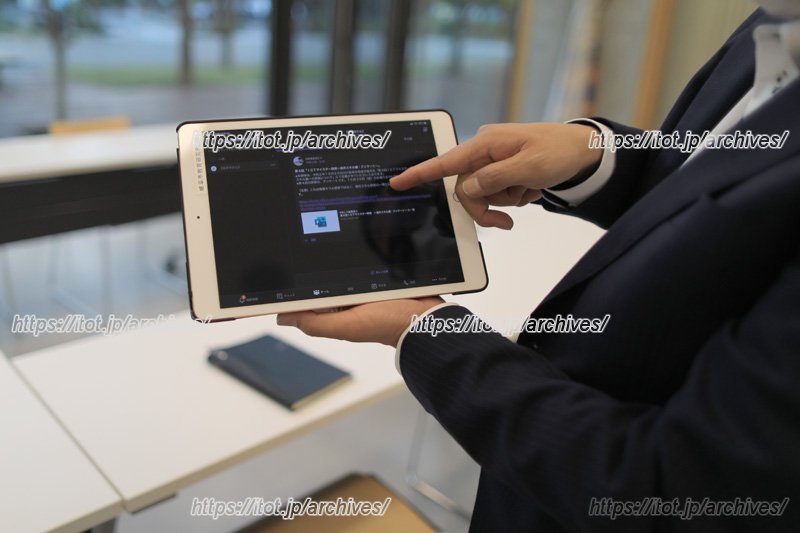 実際に子どもたちに配布しているタブレット