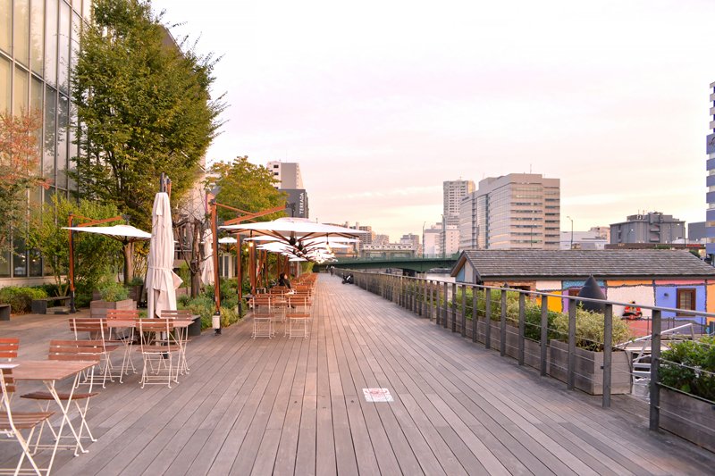 「天王洲キャナルフェス」の会場にも使われた天王洲アイル第三水辺広場周辺