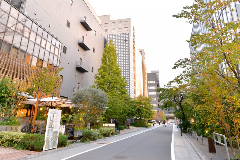 左に見えるのが木村さんおすすめのカジュアルフレンチ「ルカラン」