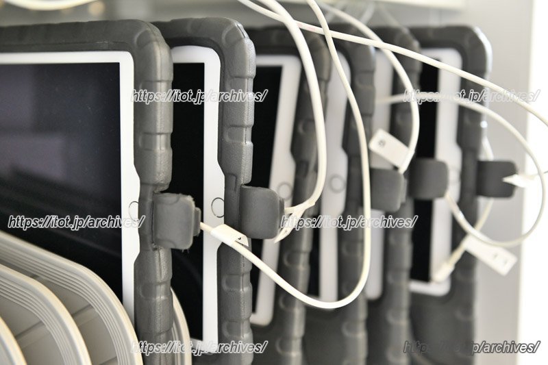 活用を進めるタブレット端末