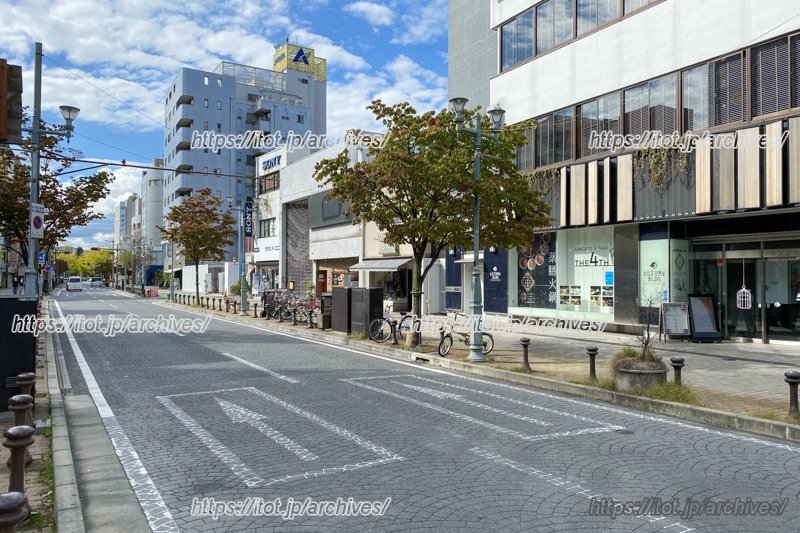 連雀町の街並み