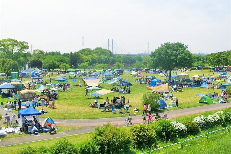 中心広場　　画像提供：「戸田市水と緑の公社」