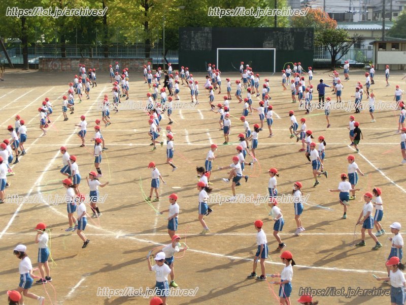 2019年度の業間運動の様子