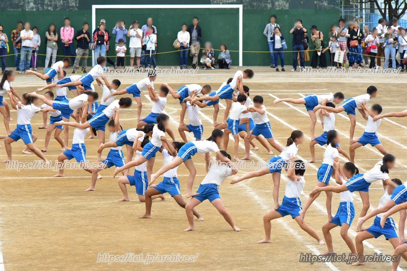 2019年度運動会での児童の様子