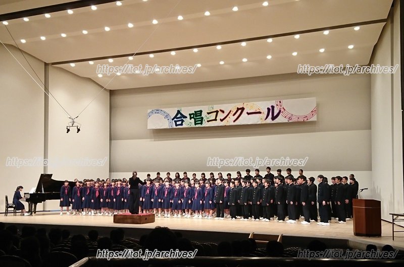 合唱コンクールの様子