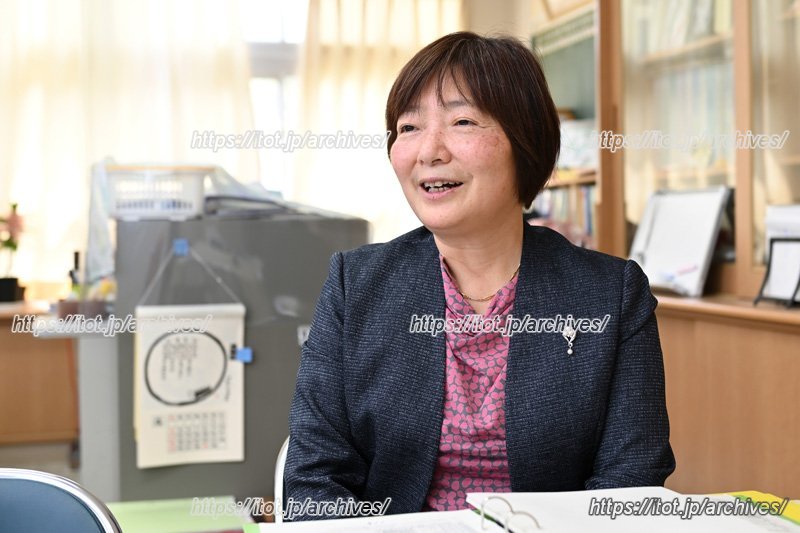 阿部満佐子校長先生