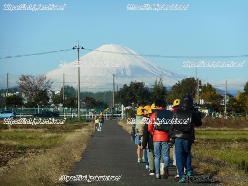 富士山がきれいに見える風景
