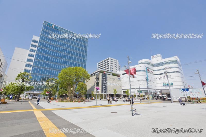 整備が進む「調布」駅前広場