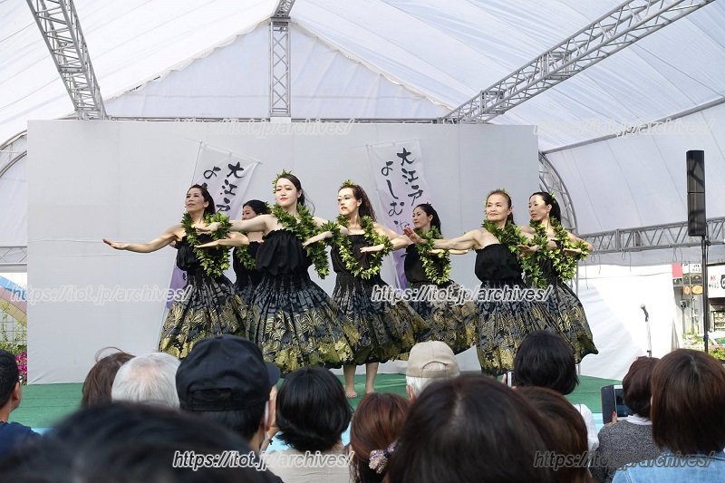 地元団体の方によるフラダンス