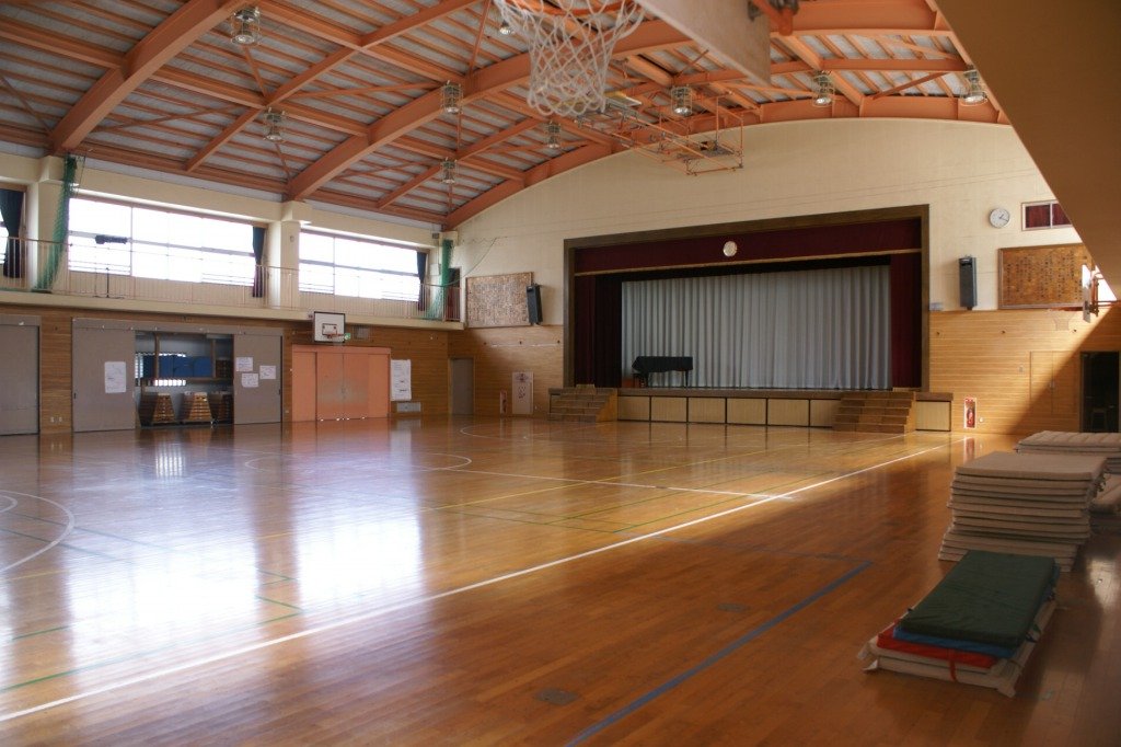体育館の様子