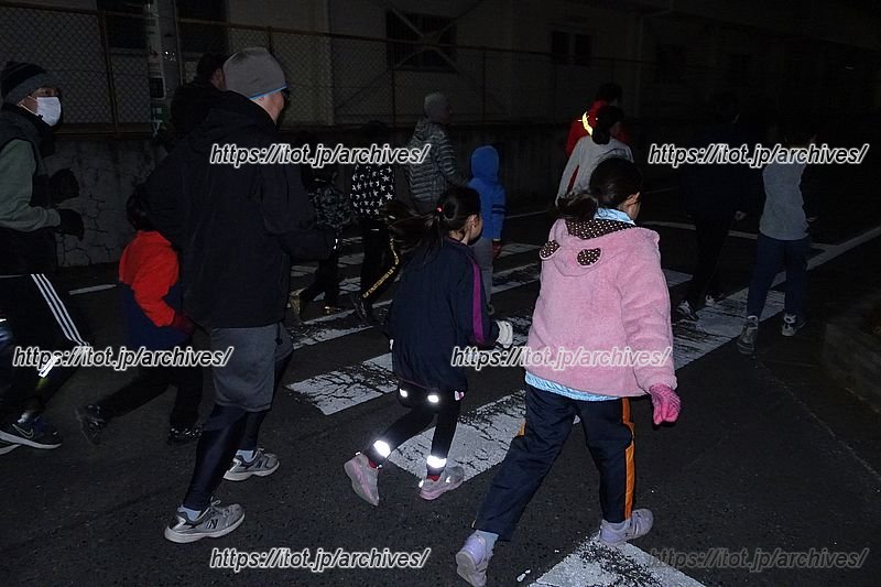 元旦の早朝に行われる伝統行事「元旦マラソン」