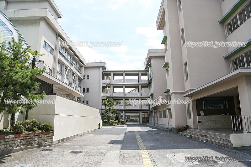 南北の2棟からなる校舎