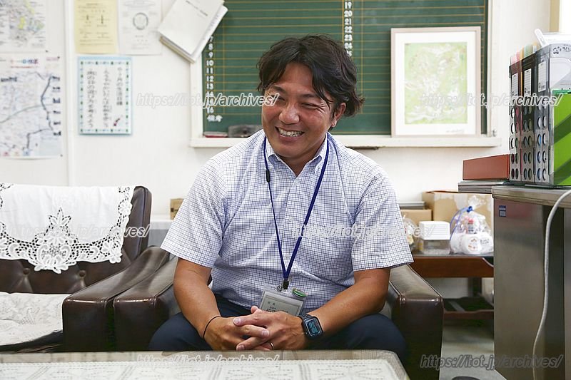 子どもの話になると笑みがこぼれる田辺校長先生