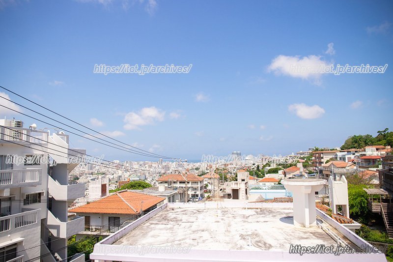 新垣養蜂園屋上からの景色