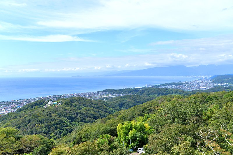 海あり山ありの平塚市
