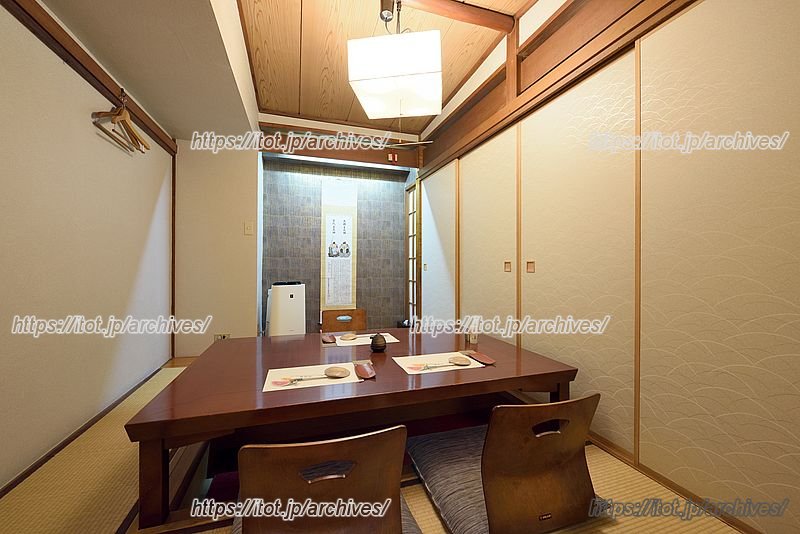 ゆったりと過ごせる個室