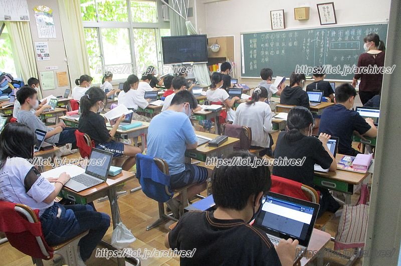 一人一台タブレットを活用した授業