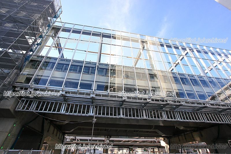 2022（令和4）年3月に誕生する新駅舎の工事状況