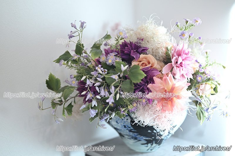 花の柔らかさや優しい美しさが表現される「深雪アートフラワー」