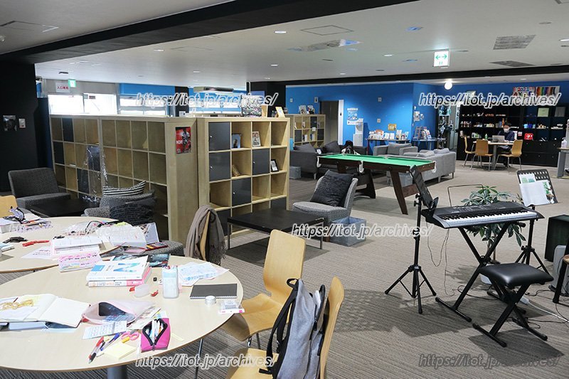 「尼崎市立ユース交流センター」施設内・フリースペース