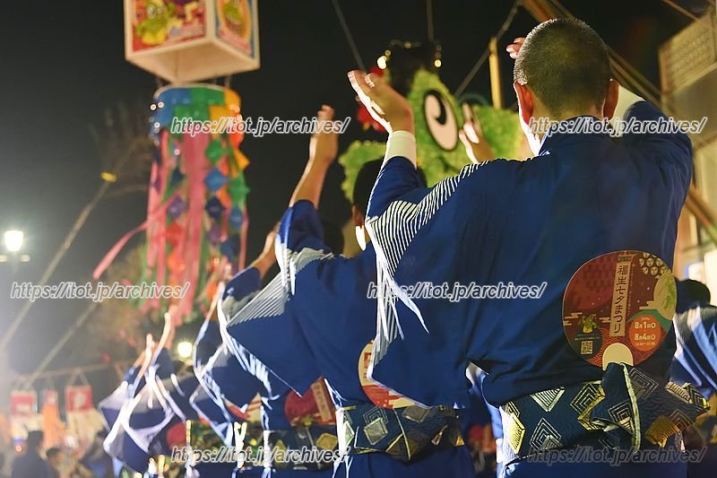 「福生七夕まつり」で約2,000人が参加する「民踊パレード」　※画像提供：福生市役所