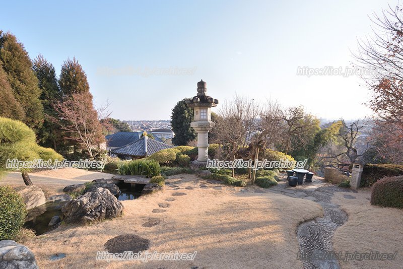 長年整えられてきた、日本庭園の様子