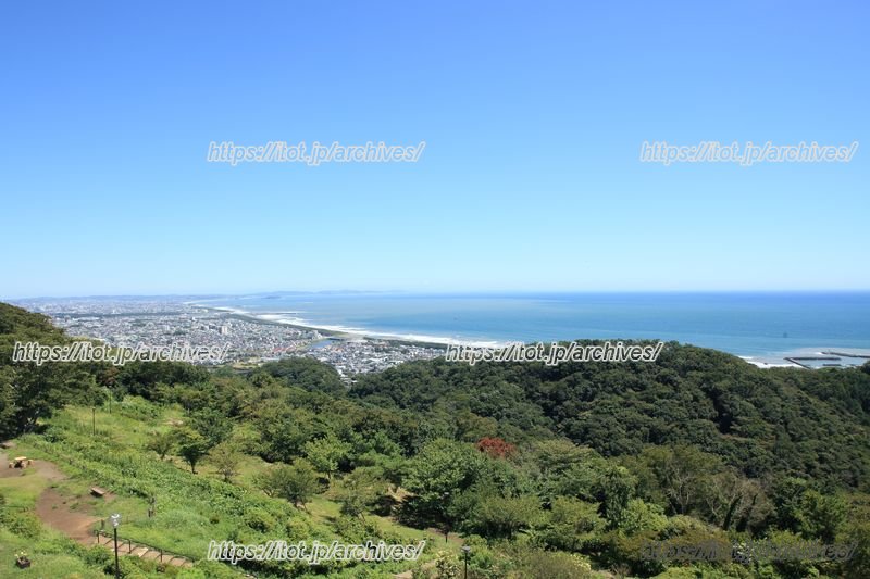 「湘南平」からの眺望