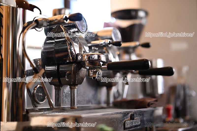 東京都足立区・「CAFE RICCO」 こだわりの「エスプレッソマシン」