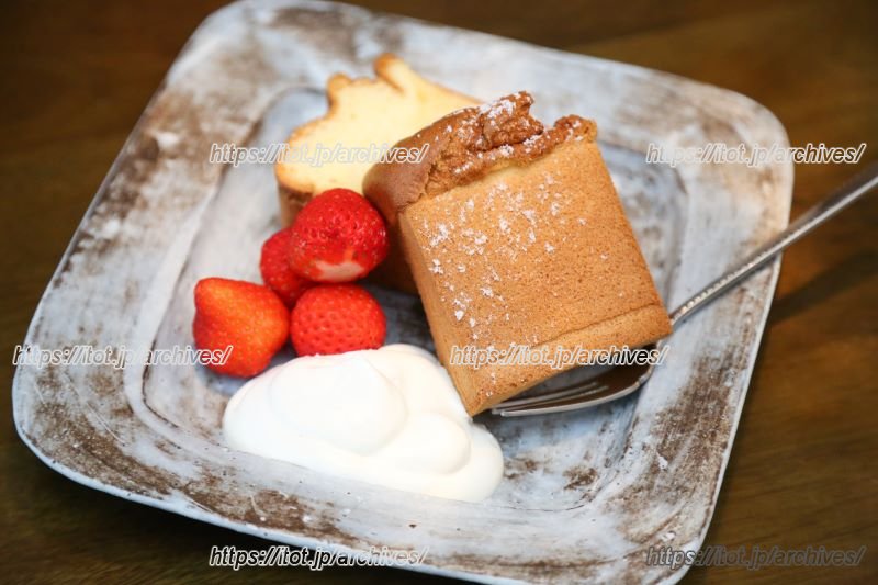 口のなかで溶ける「米粉のシフォンケーキ」