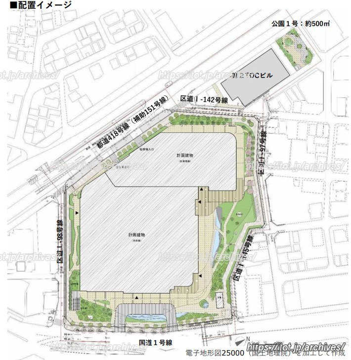出典：2021（令和3）年8月時点「（仮称）新TOCビル」計画の概要資料
