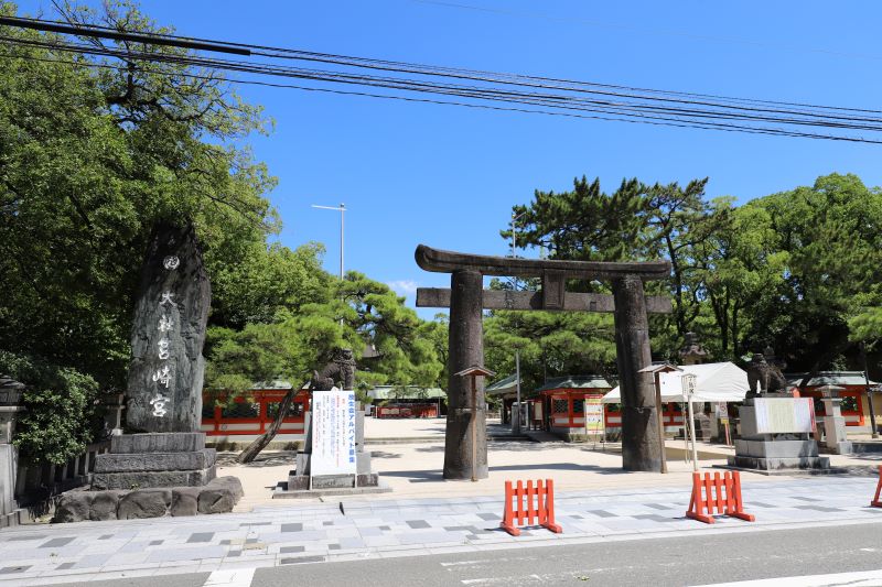 長い歴史の中で大切に守られてきた「筥崎宮」