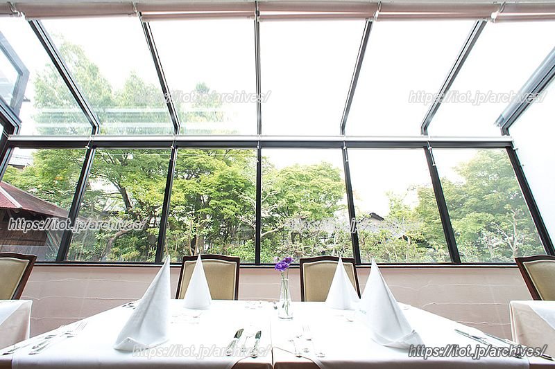 素敵な景色を見ながら食事を楽しめる