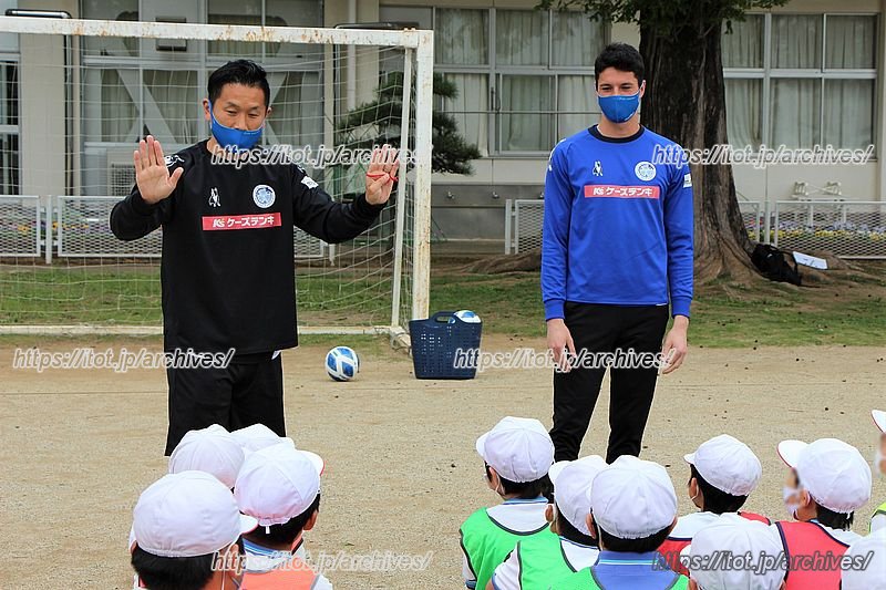 「水戸ホーリーホック」による英語学習を取り入れたサッカー指導