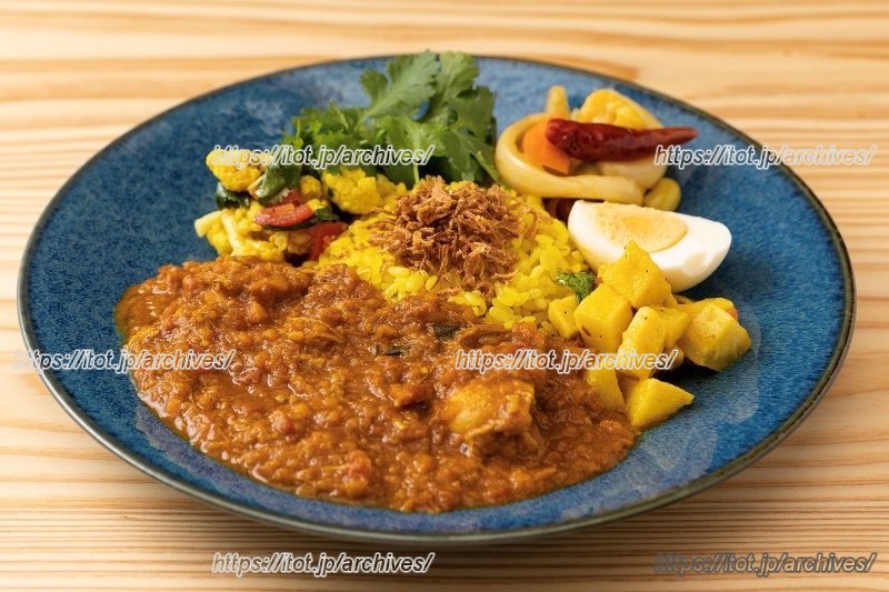 数種類のスパイスを使ったスパイスカレー