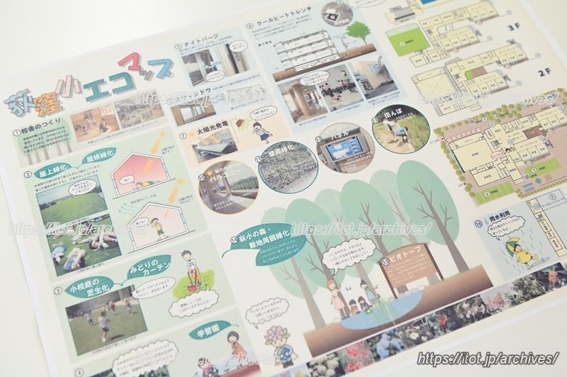 独自の「荻小環境学習プログラム」で環境教育に取り組んでいる