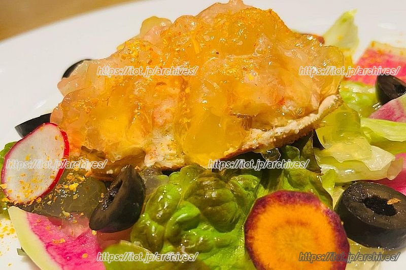 「北海道産セコガニのサラダ仕立て」　※画像提供：Bistro Soruto