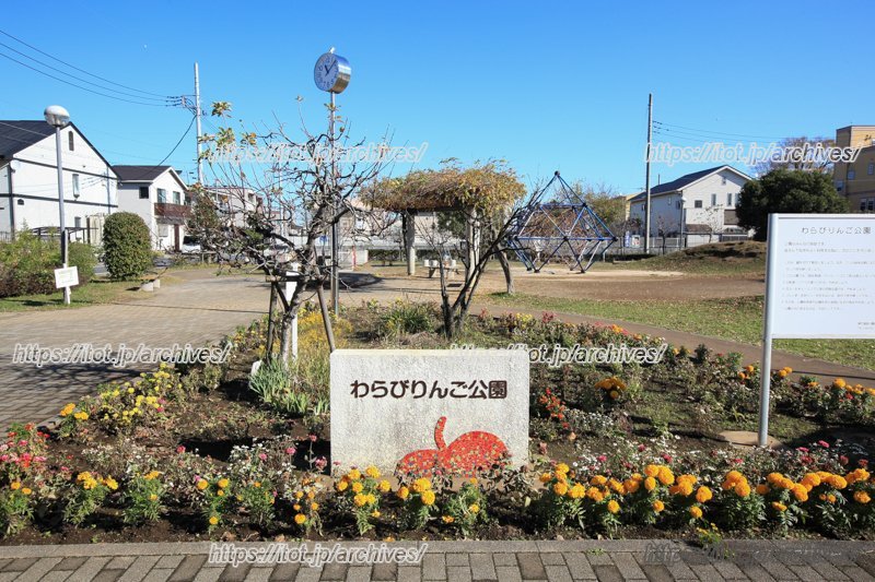 「わらびりんご公園」