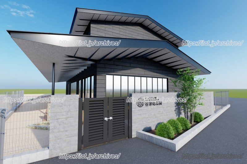 幼稚園から移行する認定こども園の新設棟(イメージ)