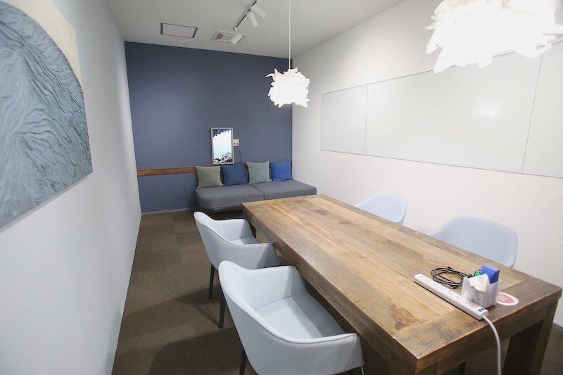 予約不要、ちょっとしたミーティングに利用できる「フリールーム」